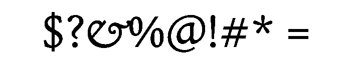 Joos Font OTHER CHARS