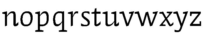 JornalisticaItalic Regular Instance Font LOWERCASE