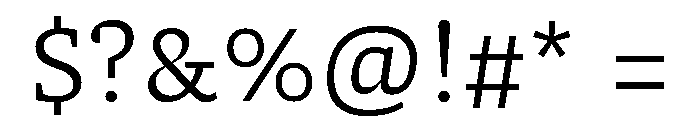 JornalisticaRoman Regular Instance Font OTHER CHARS