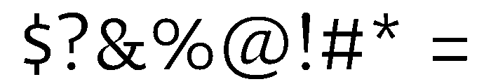 JornalisticaSans Regular Instance Font OTHER CHARS