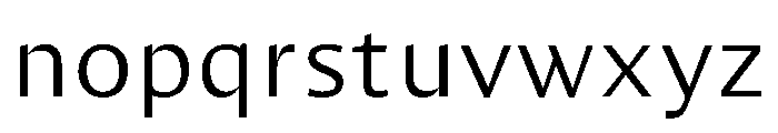 JornalisticaSans Regular Instance Font LOWERCASE