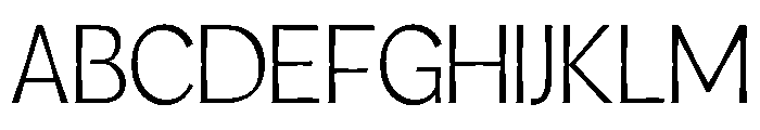 JoyD Light Font UPPERCASE