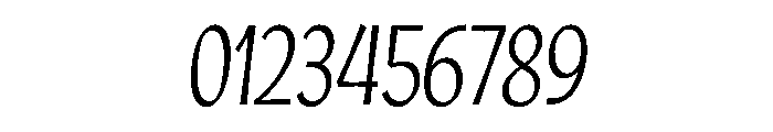 JoyD LightItalic Font OTHER CHARS