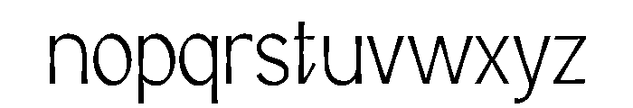 JoyD Light Font LOWERCASE