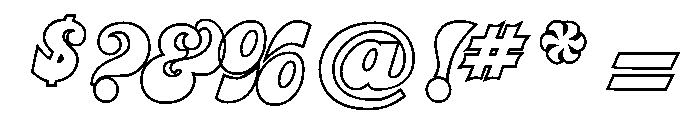 Jolly Roger N***d Font OTHER CHARS