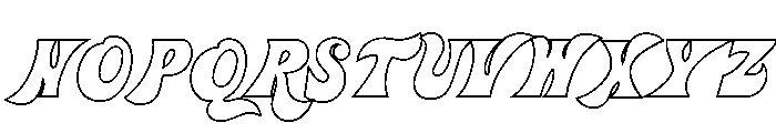 Jolly Roger N***d Font UPPERCASE