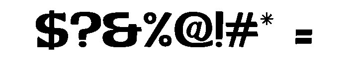 Jongleur Medium Font OTHER CHARS