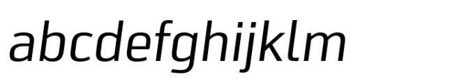 JP Alva Regular Italic Font LOWERCASE