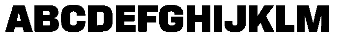 Jp Al10 Black Font UPPERCASE