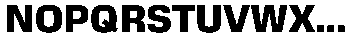 Jp Al10 Extra Bold Font UPPERCASE