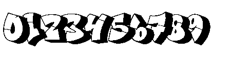 Jraot 3D Graffiti Jraot Hollow Font OTHER CHARS