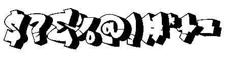 Jraot 3D Graffiti Jraot Hollow Font OTHER CHARS