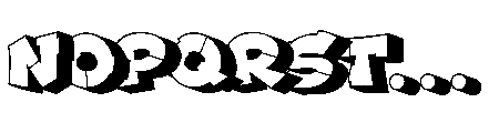 Jraot 3D Graffiti Jraot Hollow Font UPPERCASE