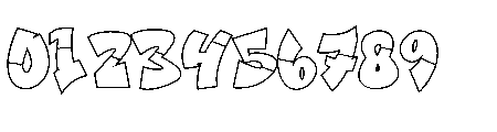 Jraot 3D Graffiti Jraot Outline Font OTHER CHARS