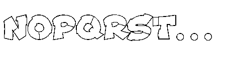 Jraot 3D Graffiti Jraot Outline Font UPPERCASE