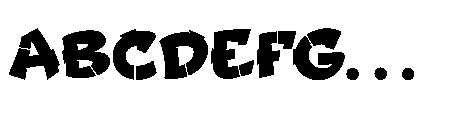 Jraot 3D Graffiti Jraot Regular Font UPPERCASE