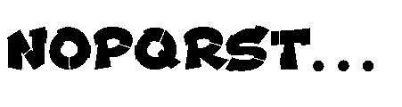 Jraot 3D Graffiti Jraot Regular Font UPPERCASE
