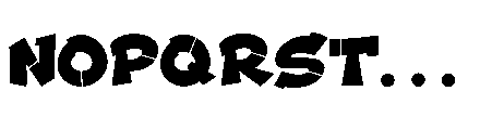 Jraot 3D Graffiti Jraot Regular Font LOWERCASE