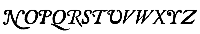 JSL Ancient Italic Font UPPERCASE