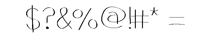 jsbthinandchunky Font OTHER CHARS