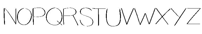 jsbthinandchunky Font UPPERCASE