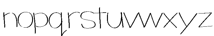 jsbthinandchunky Font LOWERCASE