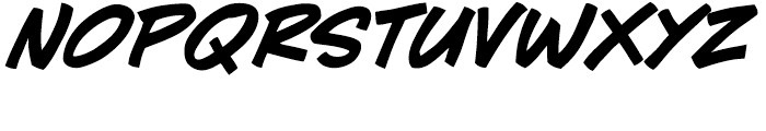JScott Campbell Bold Italic Font LOWERCASE