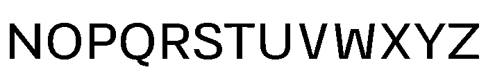JSTNodigSans RegularExtended Font UPPERCASE