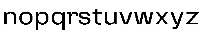JSTNodigSans RegularExtended Font LOWERCASE