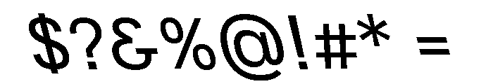 JSTNodigSans RegularReverse Font OTHER CHARS