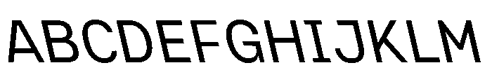 JSTNodigSans RegularReverse Font UPPERCASE