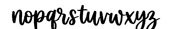 JT DailyCalm Font LOWERCASE
