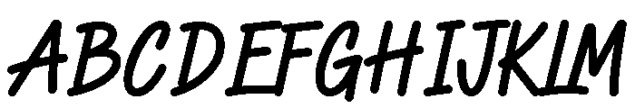 JT RileySmith Font UPPERCASE