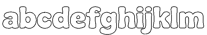 JT RtroClub Outline FONT
