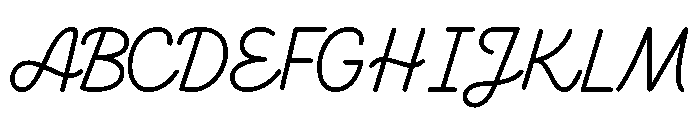 JT SelinaDaniel Script Font UPPERCASE