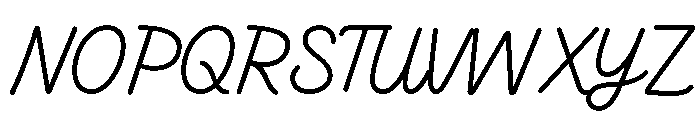 JT SelinaDaniel Script Font UPPERCASE