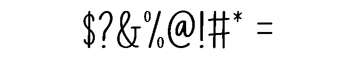 JT WildDaisy Display Font OTHER CHARS