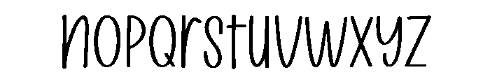 JT WildDaisy Display Font LOWERCASE
