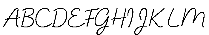 JT WildDaisy Script Font UPPERCASE