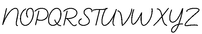 JT WildDaisy Script Font UPPERCASE