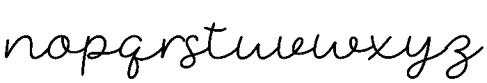 JT WildDaisy Script Font LOWERCASE