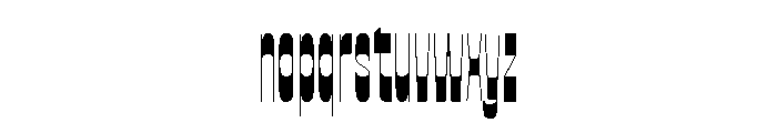 Jt Bloore Regular Font LOWERCASE