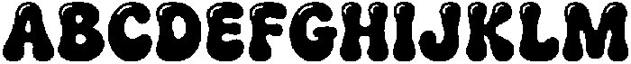 JT CuteMist Bubble Regular otf (400) Font UPPERCASE