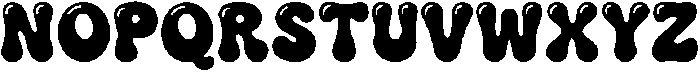 JT CuteMist Bubble Regular otf (400) Font LOWERCASE