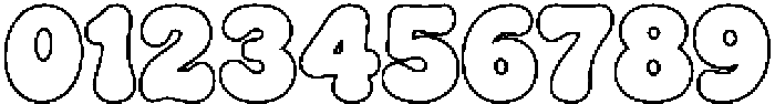 JT CuteMist Outline Regular otf (400) Font OTHER CHARS