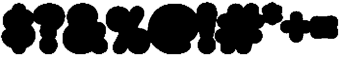 JT CuteMist Shadow Regular otf (400) Font OTHER CHARS