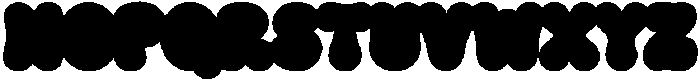 JT CuteMist Shadow Regular otf (400) Font UPPERCASE