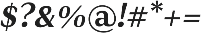 JT Douro-Sans Medium Italic otf (500) Font OTHER CHARS