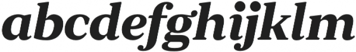 JT Douro-Serif Bold Italic otf (700) Font LOWERCASE