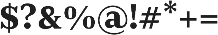 JT Douro-Serif Bold otf (700) Font OTHER CHARS